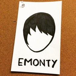 DAY EIGHTEEN. @okbjgm drew the Monty emoji we were dreaming of. @clarkinlarkin #The100