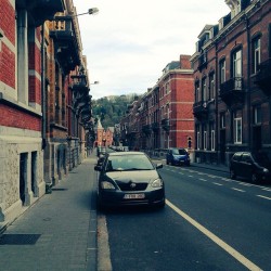 I miss living on my old street in #Namur 💙 so many memories. #Belgium #street #city #myoldstreet #love #pretty #afternoon