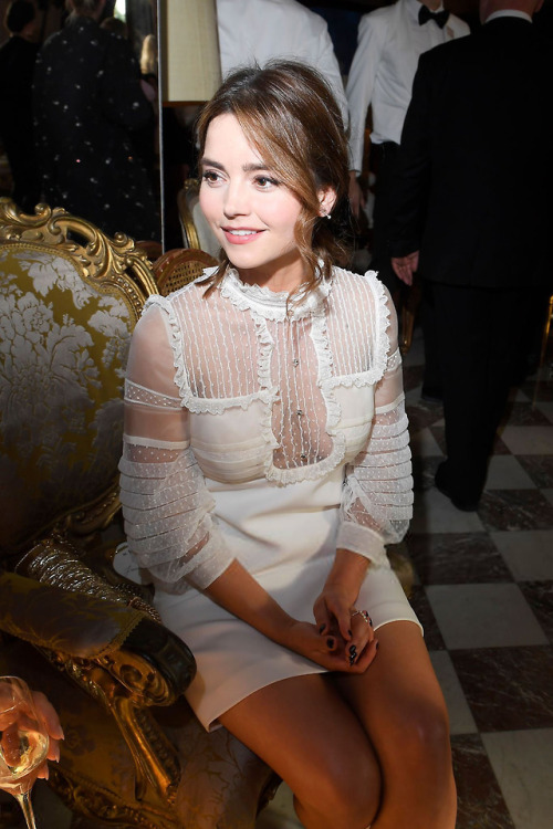 oswincoleman:Queen Jenna Coleman: Of all the people attending the Miumiu show last Saturday, of cour