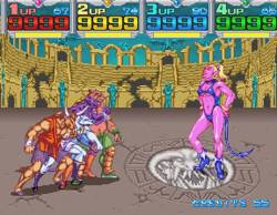 gmeen:  Metamorphic Force This pink demon chick was a boss in the arcade game Metamorphic Force. This is probably the only hentai pic of this character. ;) Higher quality: http://www.hentai-foundry.com/pictures/user/Gmeen/315321/Metamorphic-Force