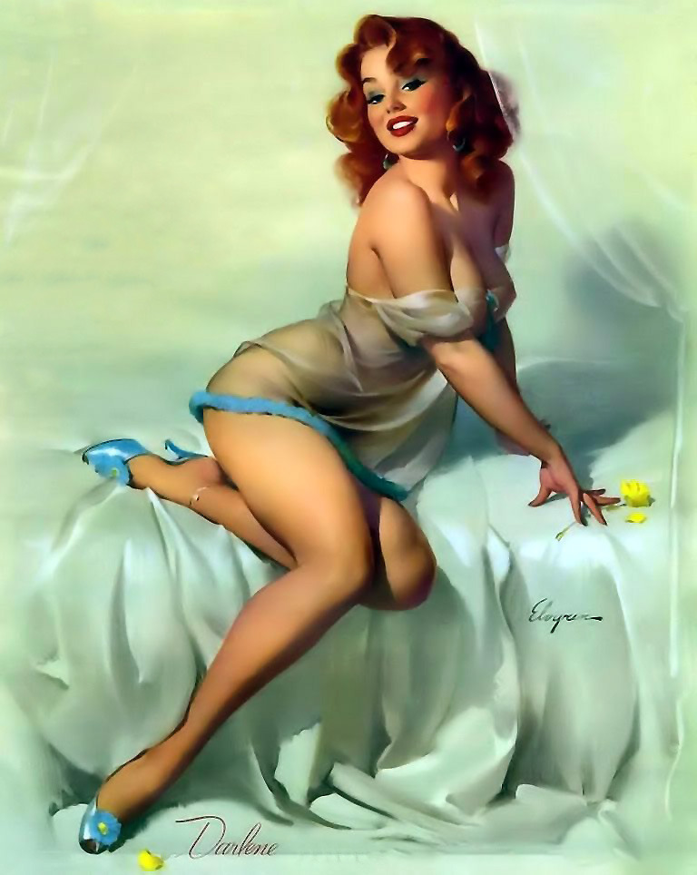 Gil elvgren pin up girl