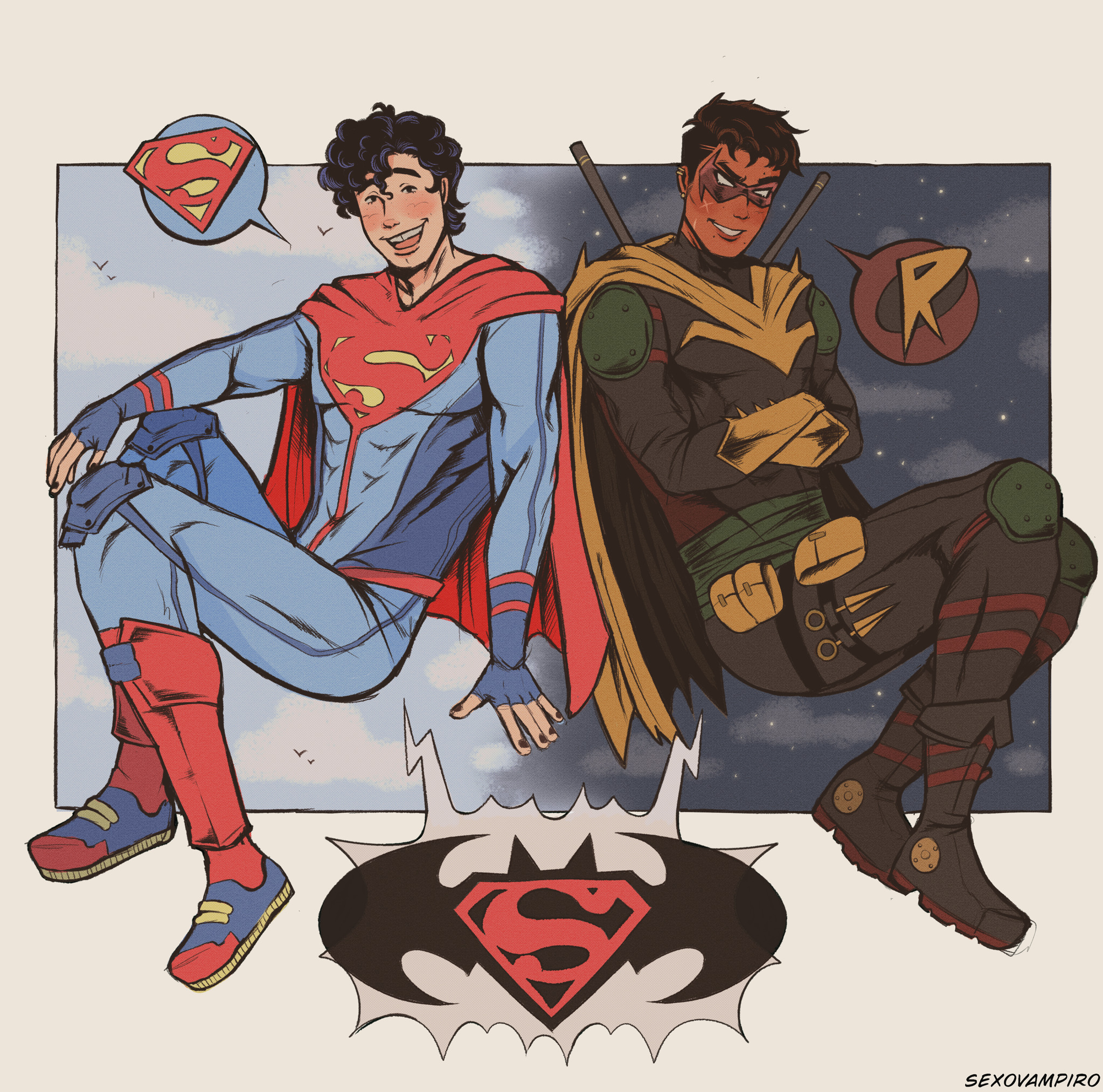 sexovampiro:Older supersons anyone? (batfam porn pictures