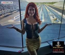 At #zmaxdragway oh yeah baby!  www.ilovebianca.com