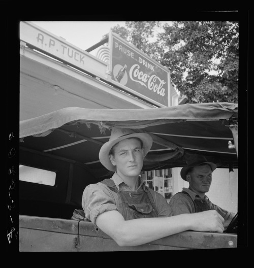 intrepidish:Young North Carolinian in old Ford.  Person County, North Carolina 1939