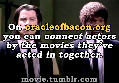 movie:  abetterqueue.com - filter & browse Netflix instant movies with Rotten Tomatoe’s Tomatometer oracleofbacon.org - connect actors by the movies they’ve acted in together movie-censorship.com - find the differences between different releases