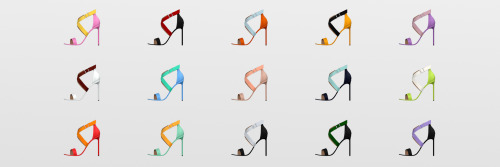 Colour Block Collection Part I [Jius] Suede Heels 01 15 swatchesSuitable for basic gameHave custom t