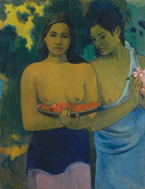 Paul Gauguin  -  Two Tahitian Women,  1899 French, 1848-1903 Oil on canvas