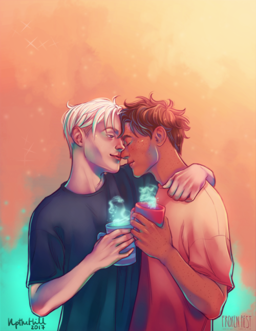 upthehillart: Drarry art collab ☆Lines: @upthehillartColours: @froekenpest