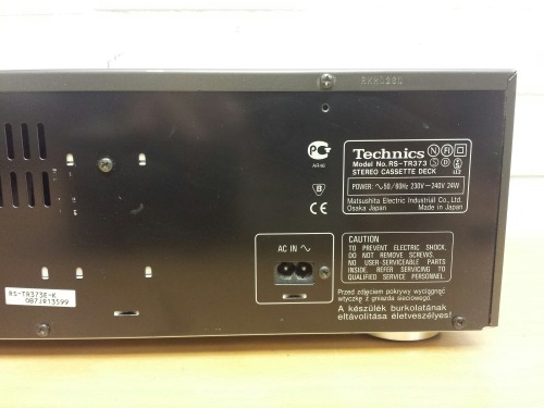 Technics RS-TR373 Stereo Double Cassette Deck, 1994