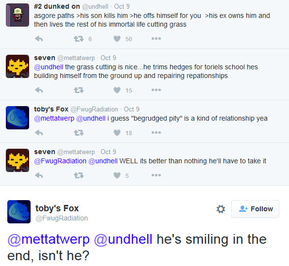 Don’t GOAT Breaking my Heart: an Anti-Hate Meta for Toriel AND Asgore