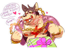 loneliest-bara:  Garmr is a good boy!!!