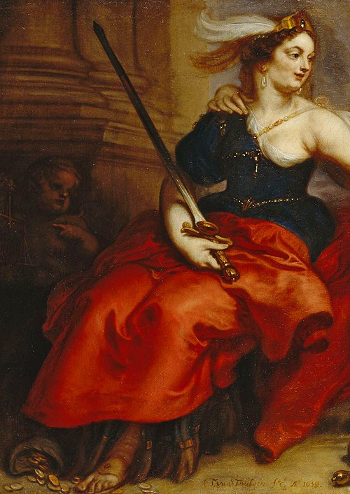 jaded-mandarin:Theodoor van Thulden. Detail from Allegory of Justice and Peace, 17th Century.