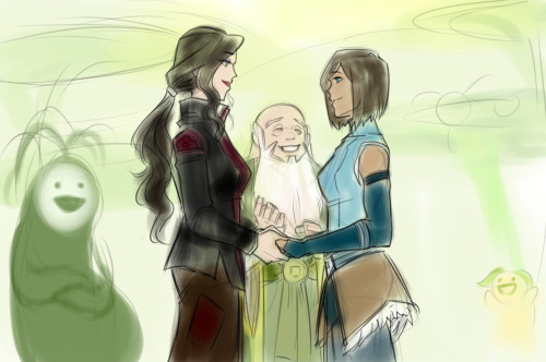 littlebird1337:“I now pronounce you wife and wife.”(uncle Iroh voiceover)this was all I 