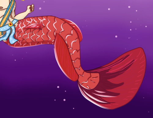 MerMay Day 11: Arowana! I Definitely Didnt Do This Fish Justice, Its Beautiful! But I Think This Turned