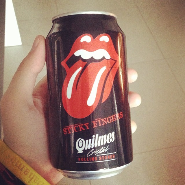 #quilmes #cristal #drink #rollingstones #rolling #stones #loveit #omg #sticky  #fingers