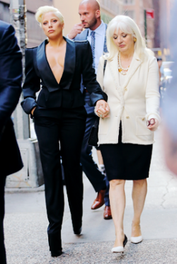 ladyxgaga: June 24th, 2015: Out and about with her mother in New York City