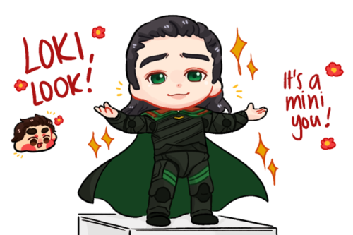 loki discovers midgardian loki merch