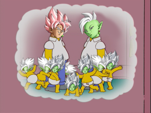 zealouslyzamasu: kitedarkside: Playing Fused Zamasu be like this, except with waaaaay more talking! 