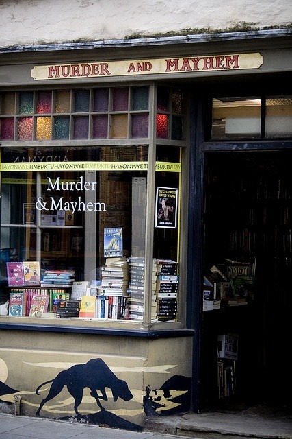 Murder and Mayhem bookshop, Hay-on-Wye, Wales