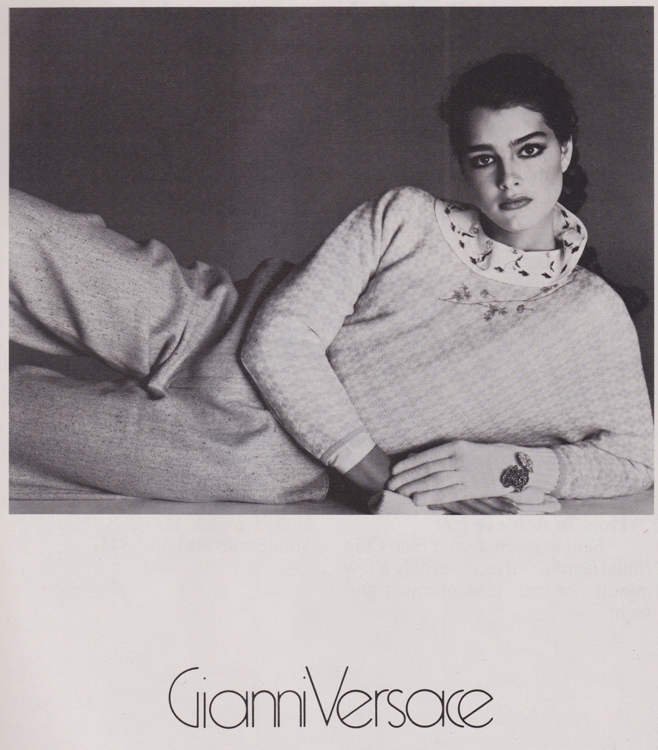 Featherstone Vintage — Brooke Shields in Gianni Versace Vogue US