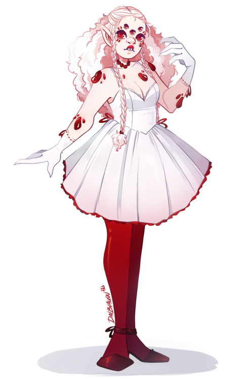 More of the bleeding tooth fungus based designSupport me on patreon!