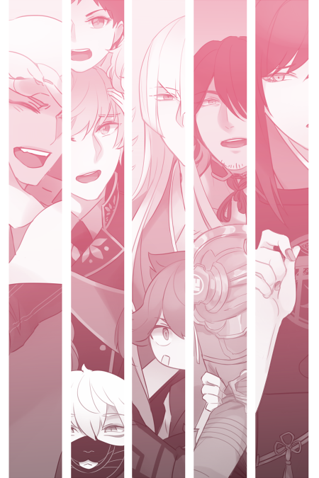 masasei:  兄弟 - brothers-centric touken ranbu art book16 page / 6 x 9″ / full