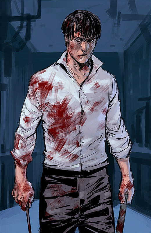 I leave my memoirs in blood on the floor