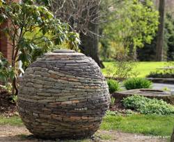 coolthingoftheday:  A stacked stone sphere. 