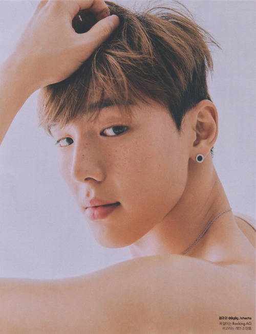 fymonsta-x:(SCAN) MONSTA X Shownu for ELLE (August issue) (1, 2, 3)Scan credit: @BgBg_1chacha