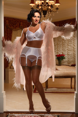 secretsinlace:  Happy Saturday! Enjoy your weekend and time to rest in our beautiful Ostrich Trimmed Robe!http://www.secretsinlace.com/product/Ostrich-Trimmed-Chiffon-Robe/Robes