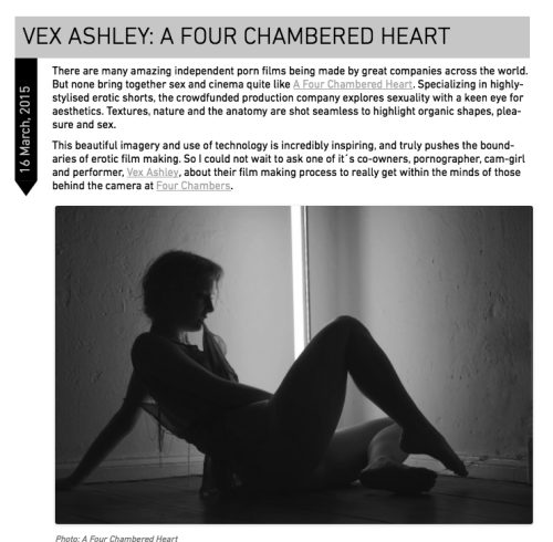 XXX fourchambers:  Vex had the opportunity to photo