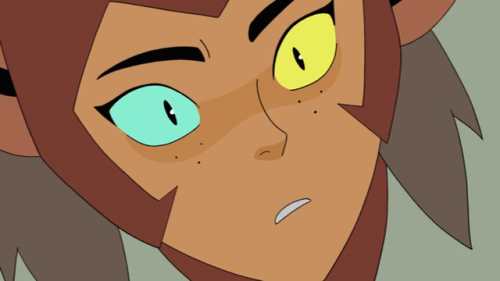 children-of-the-apocalypse:The Moment Catra Realized Scorpia Would Do Anything To Protect Her