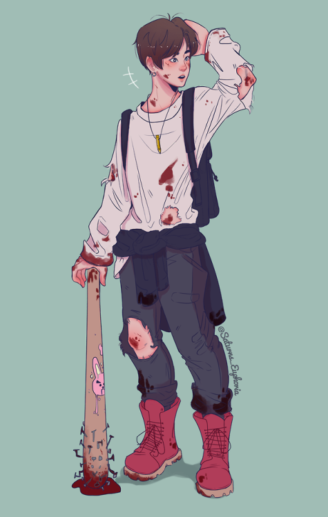  Kookie in zombieland au! 