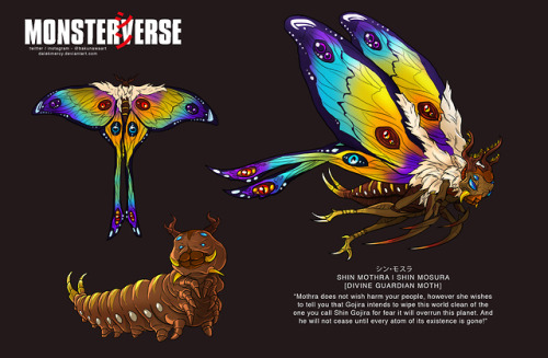 shinmonsterverse: シン•モスラShin Mosura[Divine Guardian Moth]Full Profile hereShinMonsterVerse Mast