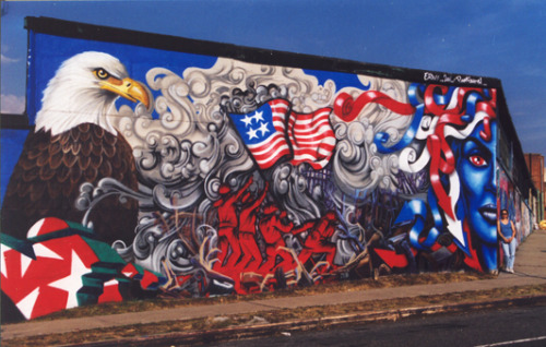 menfisc:“2001, 9-11 Tribute One of our most heart felt murals was our tribute to the heroes of Sept.