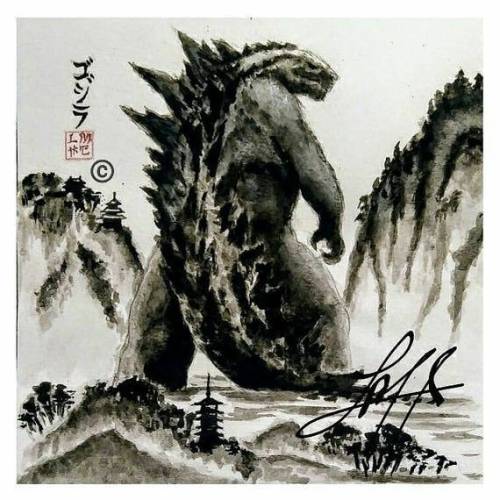 citystompers1: Godzilla by Luiz