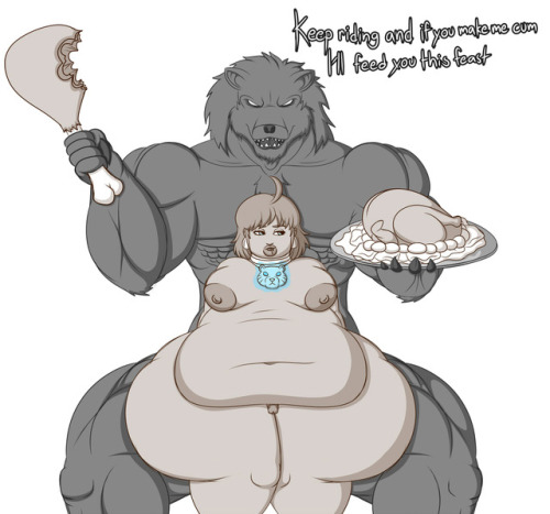   COMM - Wolf demon tempts the bear Shaman  