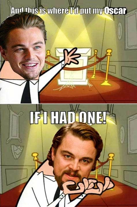 vaticancameos-32-24-34:  Leo DiCaprio not winning an Oscar is like John and sherlock kissing.  Everyone wants it, but it will never happen.  