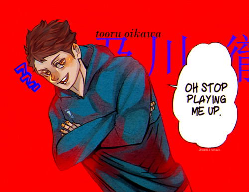 tooru oikawa in hq!! one-shot special chapter 