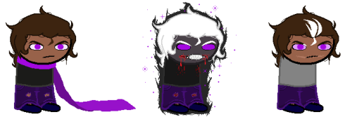 cicutadouglasii:yogstuck sprites ive been doing! captions are the outfit names.part 1 of 2