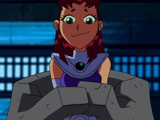 bbraeforevr:Little bonus,Starfire does it again in Aftershock part 1: