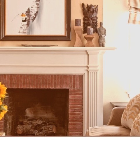Traditional Family Room - Library Family Room Library - Mid-sized Traditional Medium Tone Wood Floor