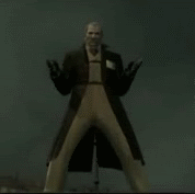 baklavagina:  asselot:  someone who’s never played a metal gear game please explain this gif   an old grandpa wiggling his titties on top of a tank for his debut music video while his back up dancers shoot innocent civilians  