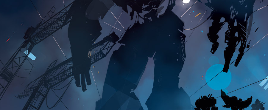 fayren:  The backdrops of Cybertron. All from Transformers RID #33.