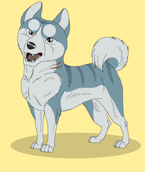 You know what? Fuck you. *brindles your Akita* New designs I came up with for Gin and Weed that I’m 