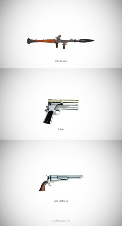 Porn   Famous Guns by Federico Mauro   photos