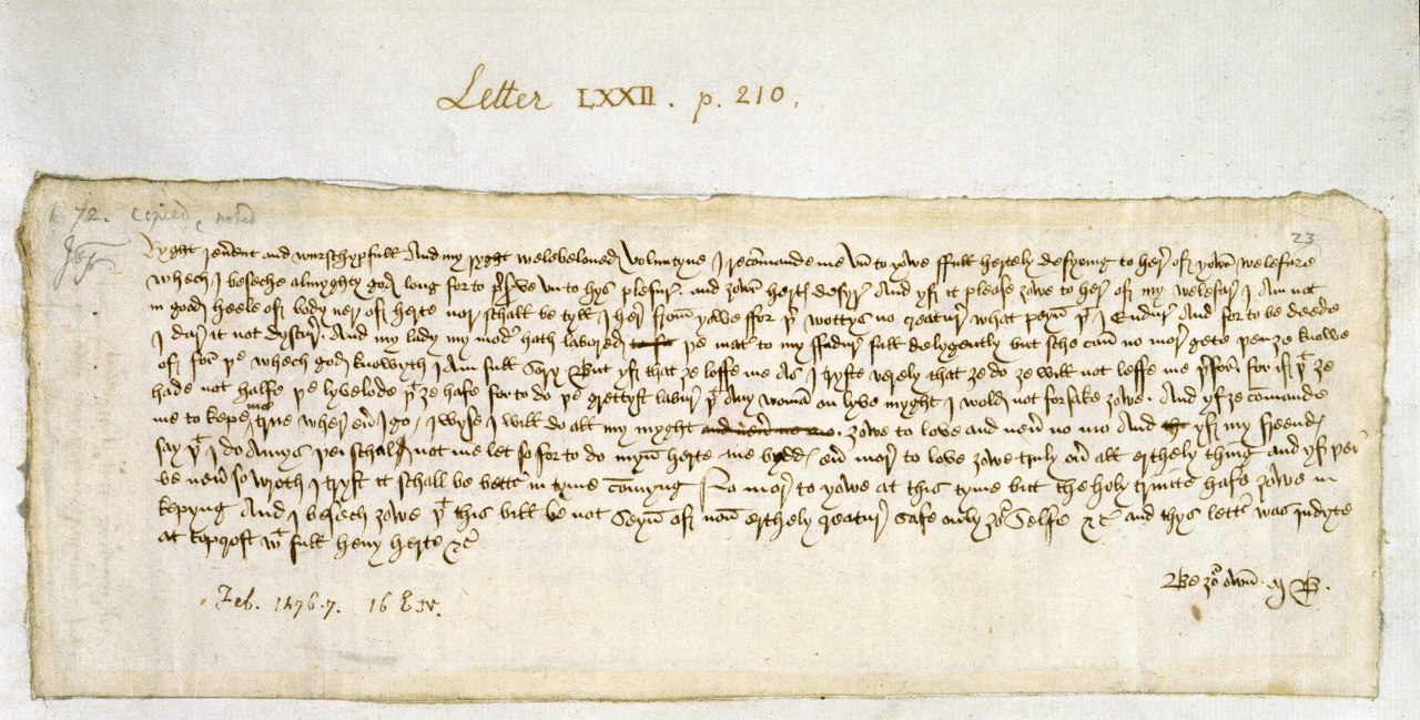 mediumaevum:These are the oldest known Valentine’s Day letters written in the English