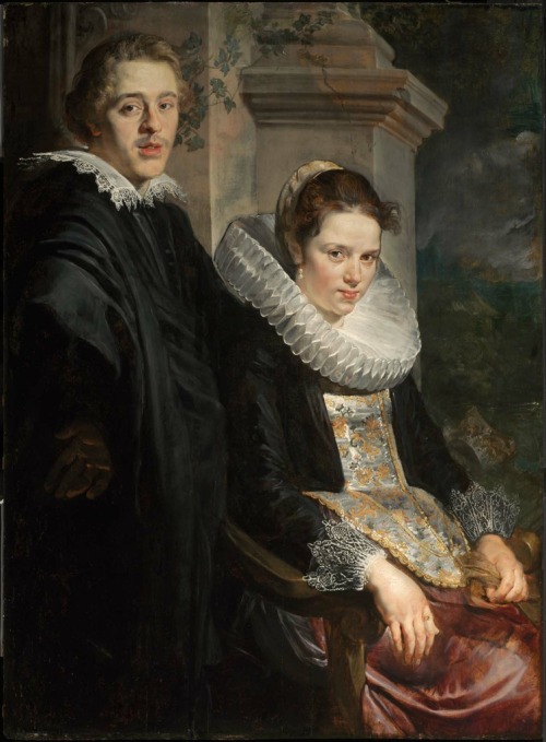 master-painters: Jacob Jordaens - Portrait of a Young Married Couple - 1621-1622Damn, that’s almost 