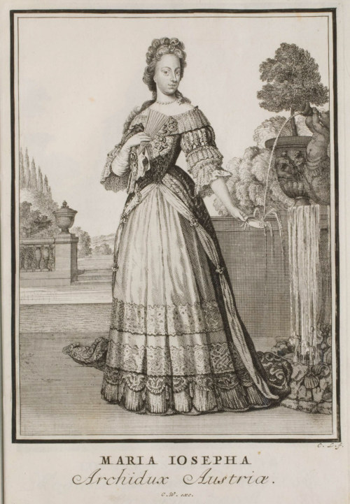 Christoph Weigel after Caspar Luyken, 1703Holy Roman Empress Eleonora Magdalena Theresia, Archduches