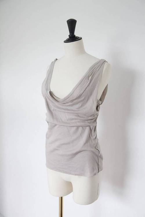 ourladyofperpetualnaptime:maison martin margiela double tanktop, early-mid 1990s